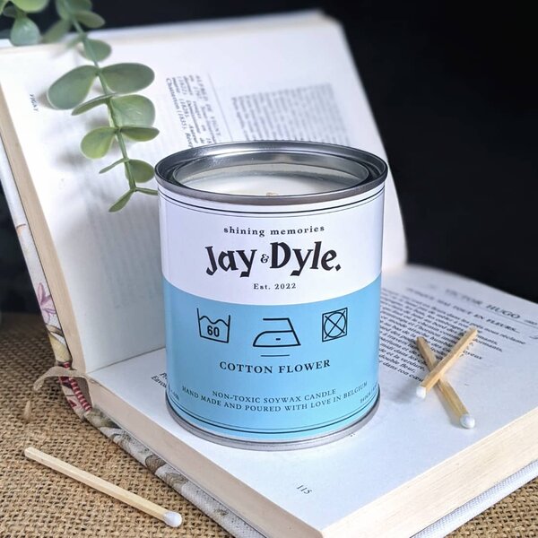 Bougie Lessive-Fleur de Coton