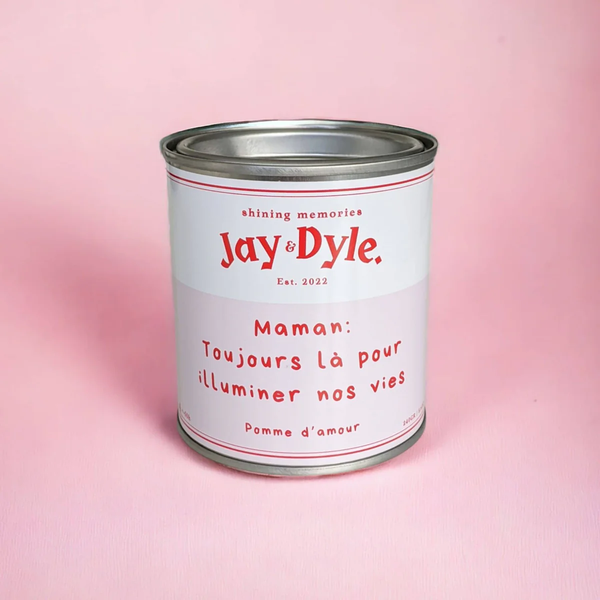 Bougie pomme d'Amour Maman