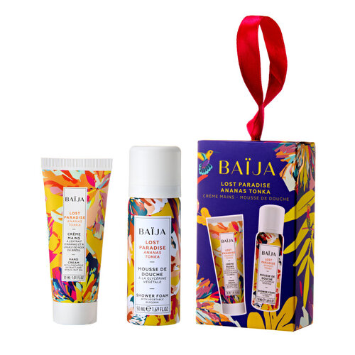 Baija Coffret Lost Paradise (creme mains mousse douche) Ananas Tonka