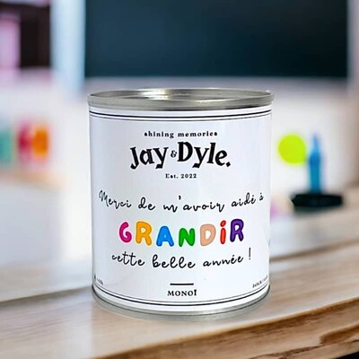 kaars kadoo leerkracht. ik groei.monoi