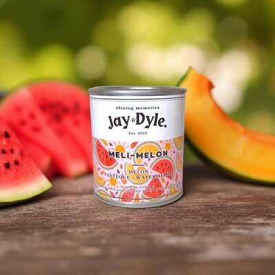 Bougie Artisanale Melon Pastèque – Fraicheur Fruitée
