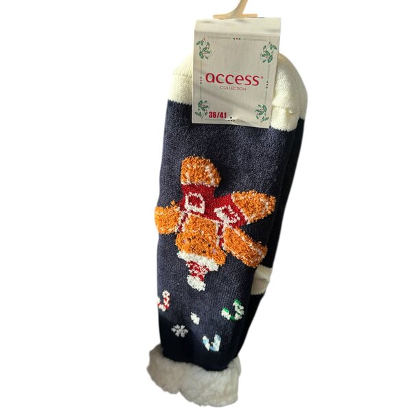 Chaussettes Cocoon Noël Bleu F