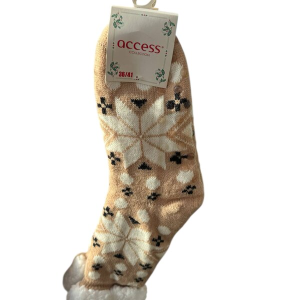 Chaussettes Cocoon Noël Beige