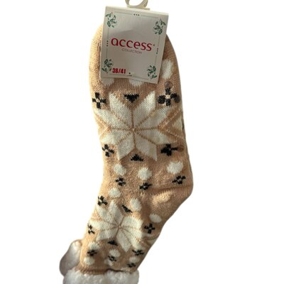 Chaussettes Cocoon Noël Beige