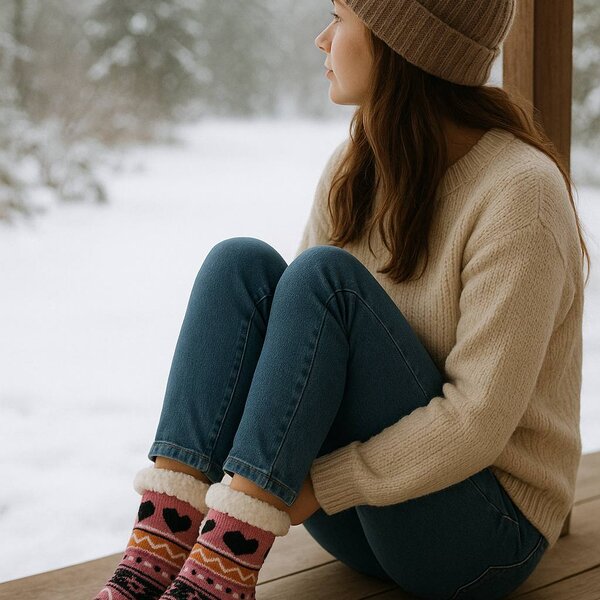 Chaussettes Cocoon Noël Roze Fort