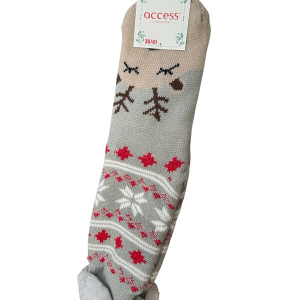 Kerstsokken Cocoon Beige Grijs