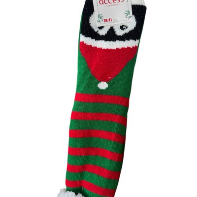 Chaussettes Cocoon Noël Green ligne rouge image