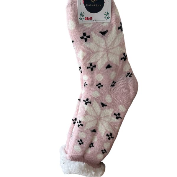 Kerstsokken Cocoon Lichtroze