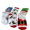 Boîte transparent 3 x Chaussettes enfants Noël