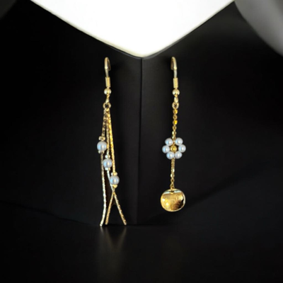 Boucles D oreilles Elle d Elle perles 