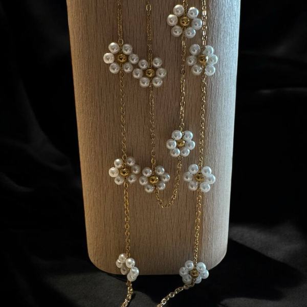 Halsketting Elle D'Elle kleine steentjes