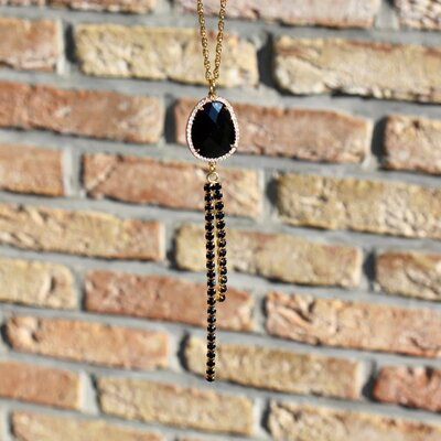 Sautoir Noir Elle D'Elle