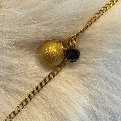 Armband goudkleur Bolleke Elle D'Elle