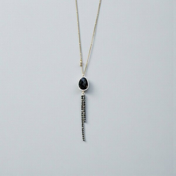 Halsketting, Oorringe, Armband Goudkleurig Zwart Elle D'Elle