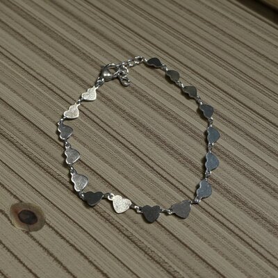 Bracelet Cœur Couleur Silver Elle D'Elle