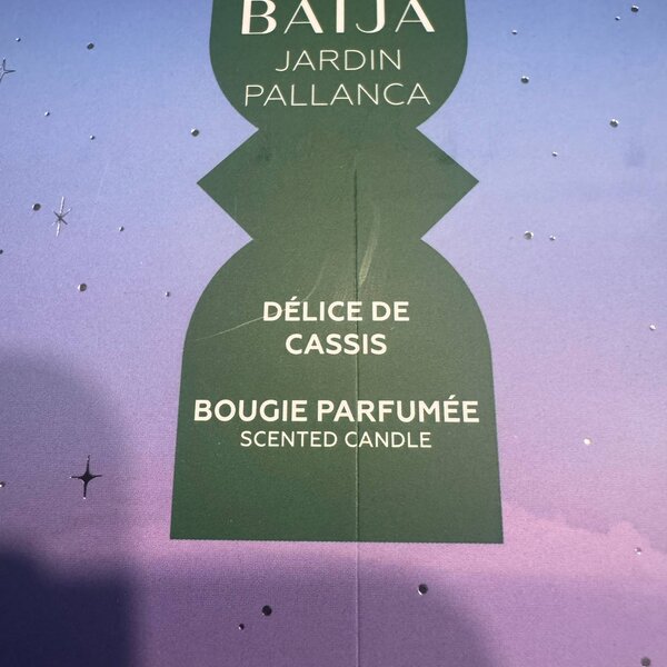 Geurkaars Baija Pallancatuin Heerlijke Cassis