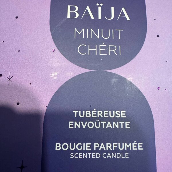 Bougie Baija Extra Minuit Chéri