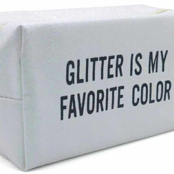 Trousse Glitter Blanc
