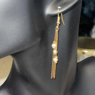 Boucles D oreilles Elle d Elle perles 