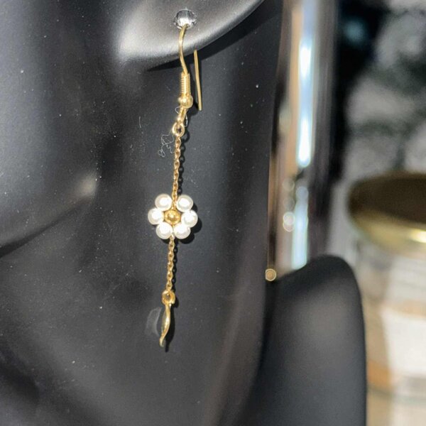 Boucles D oreilles Elle d Elle perles 