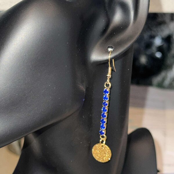 Boucles D'Oreille Elle D'Elle Bleu