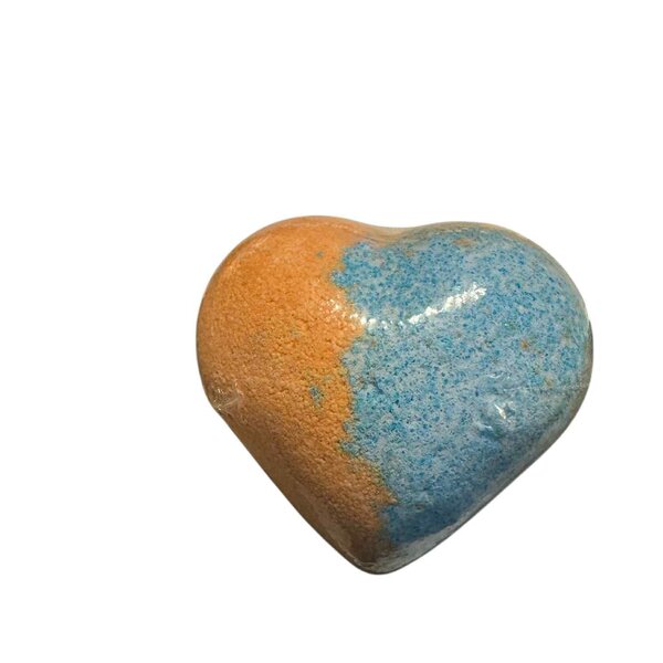 Bombes de bain forme cœur au  parfum Linge Propre pour des bains détente