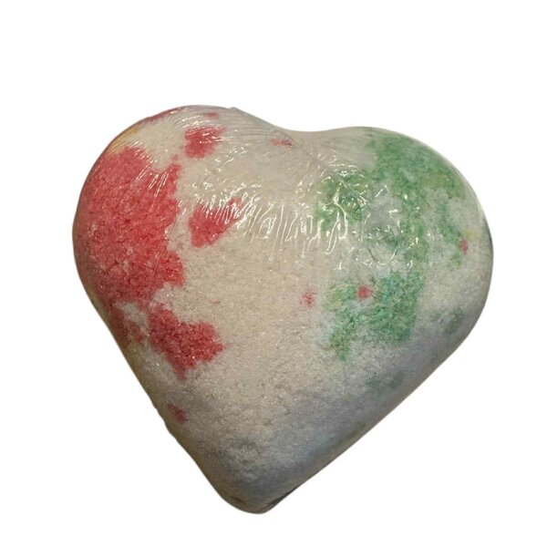 Bombes de bain en forme de cœurs effervescents délicatement parfumés Bubble Gum