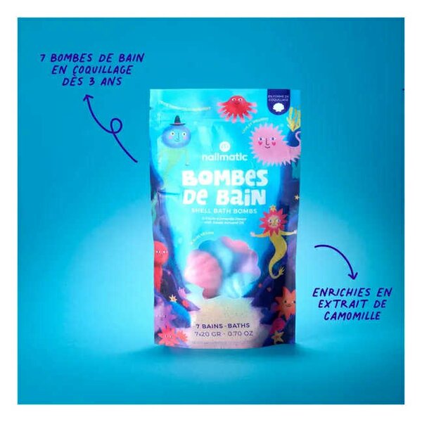 Nailmatic Kids 7 Bombes de Bain