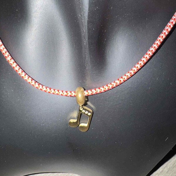 Collier Clé sol (Collier Cordon Tressé)