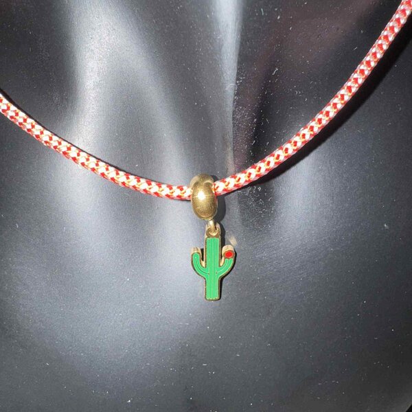 Collier Cactus (Collier Cordon Tressé)