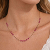 Collier perles Roses Elle D'Elle