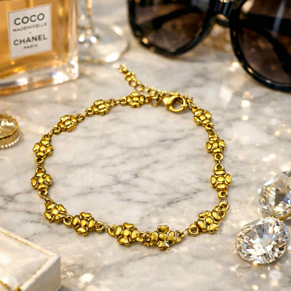 Armband Goudkleurige elegante parle Elle D'Elle