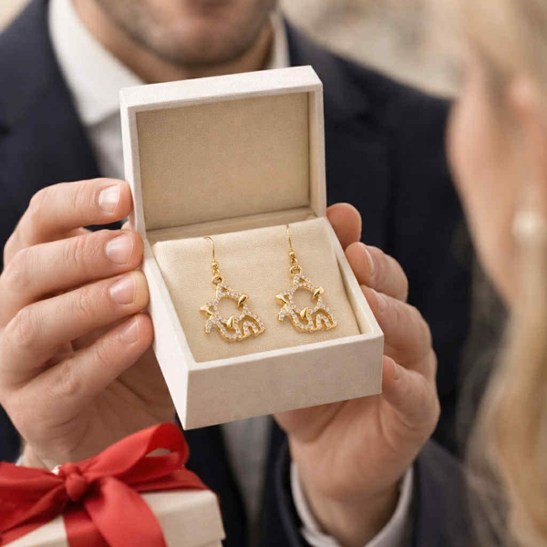 Oorringen Elle D'Elle een fabel van een poes Calazena