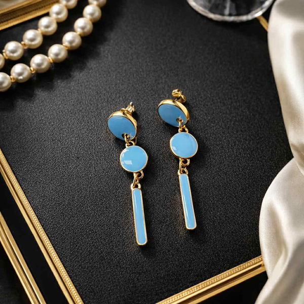 Boucles D'Oreilles Elle D'Elle Lagune