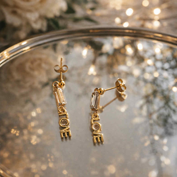 Boucles D'Oreilles Elle D'Elle Love Luxe