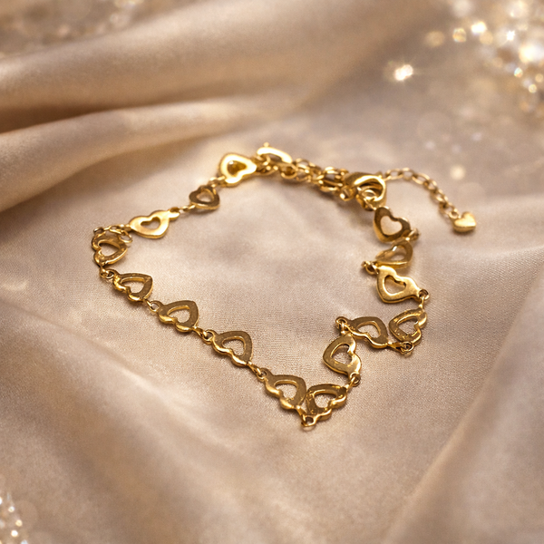 Boucles D'Oreilles Love, Collier Cœur, Bracelet Cœur Elle D'Elle