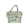 Sac et trouse beige/couleurs matelassé avec imprimé jungles