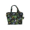 Sac a main noir/couleur matelassé imprime jungles